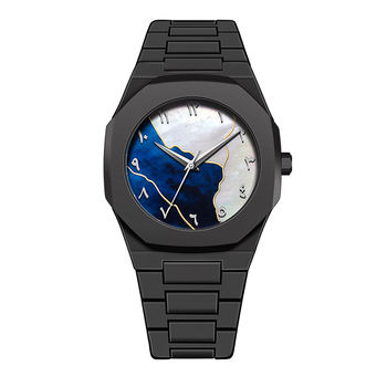 Luxury Quartz Arabic Numerals Wrist Watch for Men – Black Dial