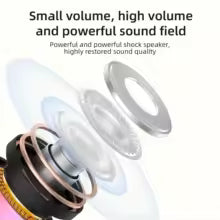 magnetic bluetooth 5.3 wireless speaker — mic & led karaoke mode