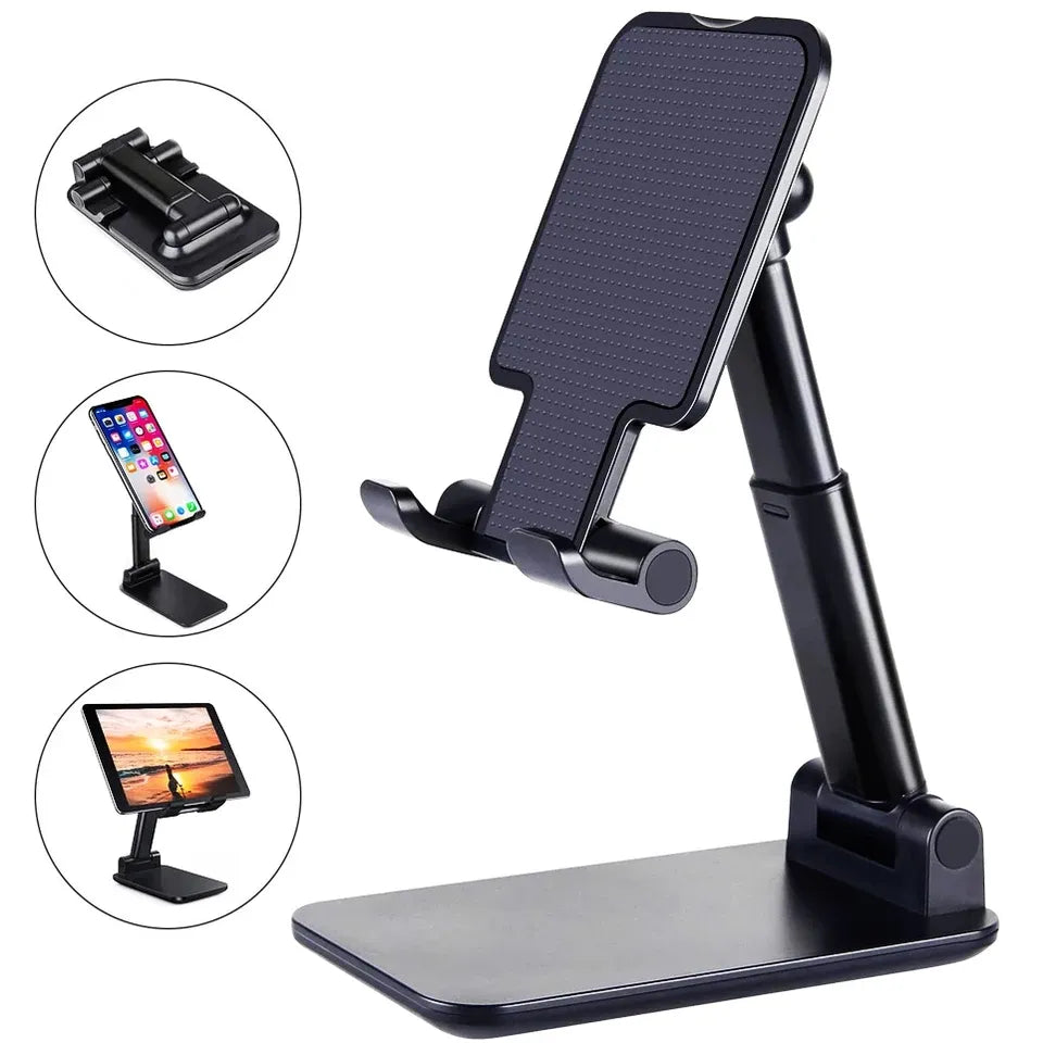 Mobile Phone Stand For Phone Retractable Holder Desk Table Clip Bracket Table Cell Phone Support Holder Mount For Live Broadcas