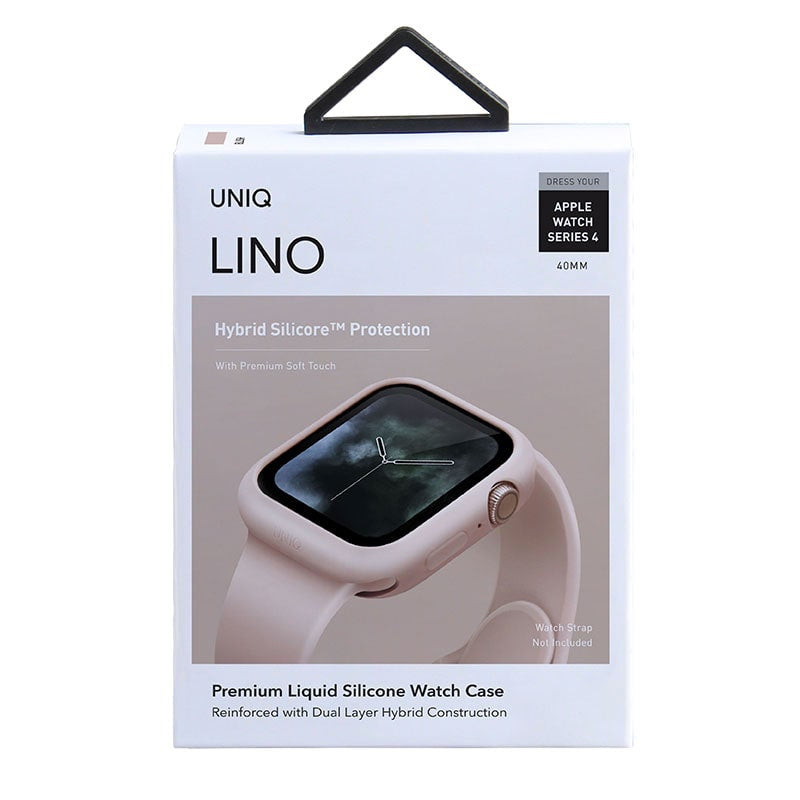 UNIQ LINO Watch Case for Apple Watch Series 1-8 & SE/SE2 (40MM) - Blush (Pink)