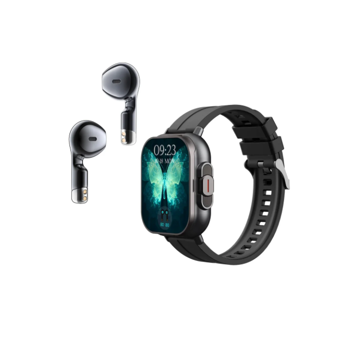 Headset 2 in 1 Smart Watch BT Call Blue Tooth Headphones